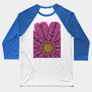 Flowered Baseball T-Shirt